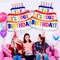 Giant Happy Birthday Balloon - 40 Inch, Pack of 2 | Happy Birthday Printed Balloons | Yay Balloon for Happy Birthday Decorations | Happy Mylar Birthday Balloons, Rainbow Birthday Decorations